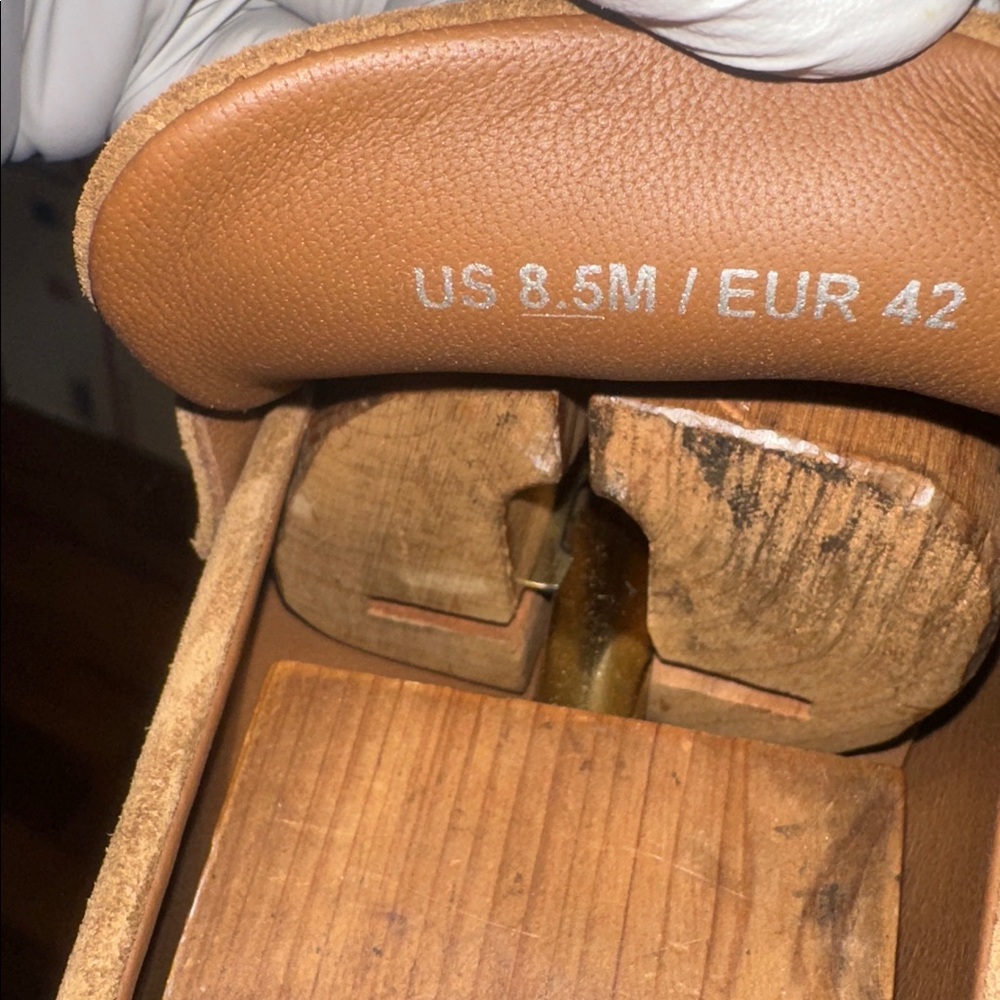 Vince Camuto Premium Dress Men's Tan Suede Loafers.  These loafers are perfect. - Picture 12 of 12